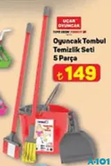UÇAR OYUNCAK TOMBUL TEMİZLİK SETİ 5 PARÇA